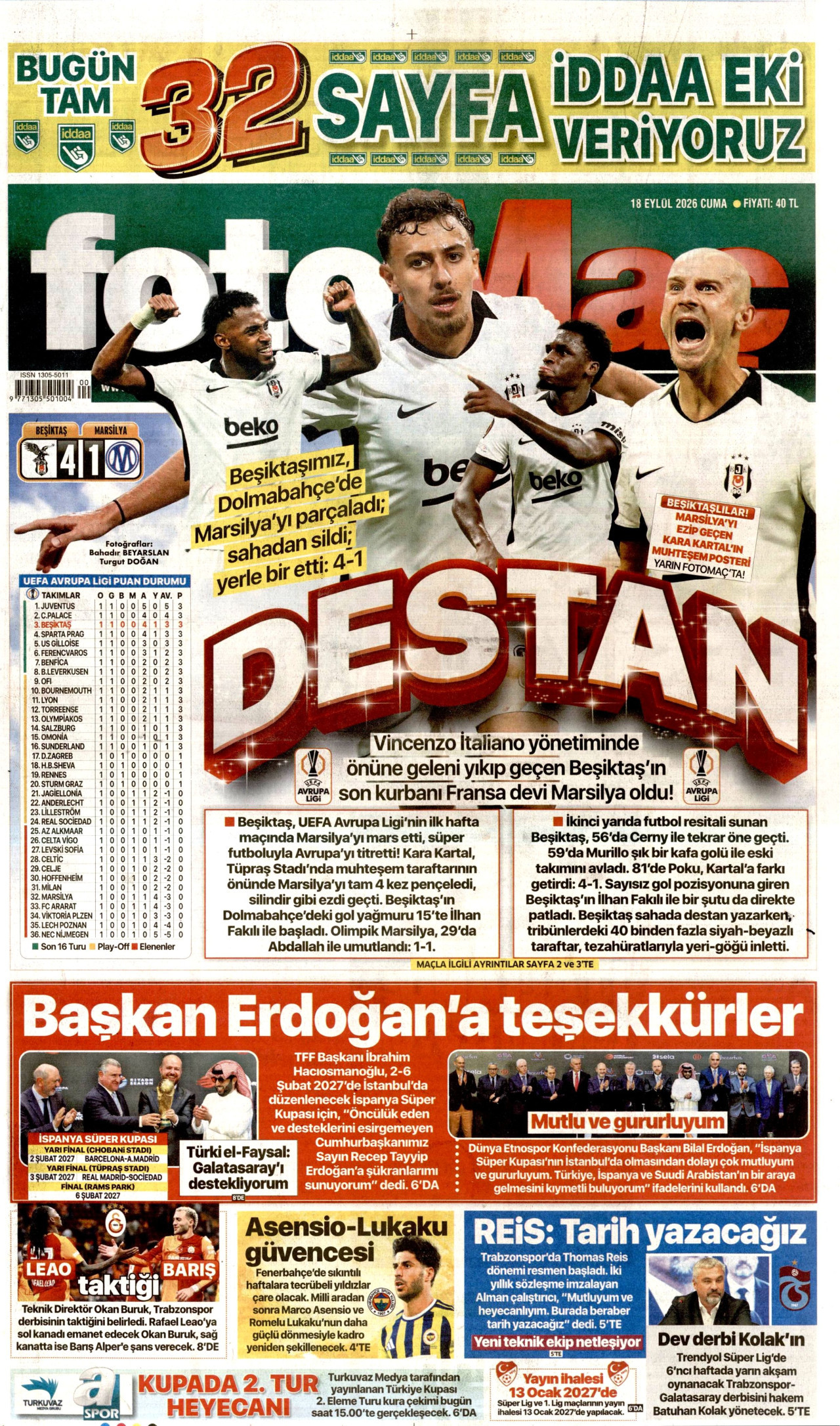 Fotomaç Gazetesi gazetesi manşeti